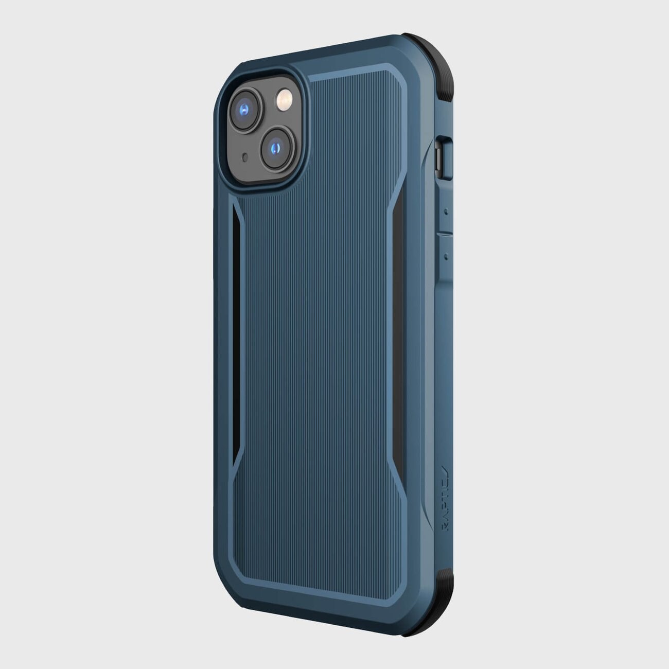 Raptic X-Doria Fort Case iPhone 14 Plus med MagSafe pansarblått fodral