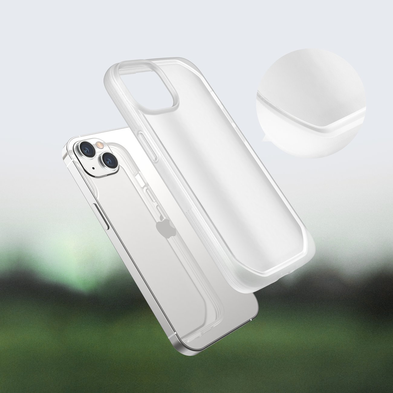 Raptic X-Doria Slim Case iPhone 14 Plus bakstycke genomskinligt