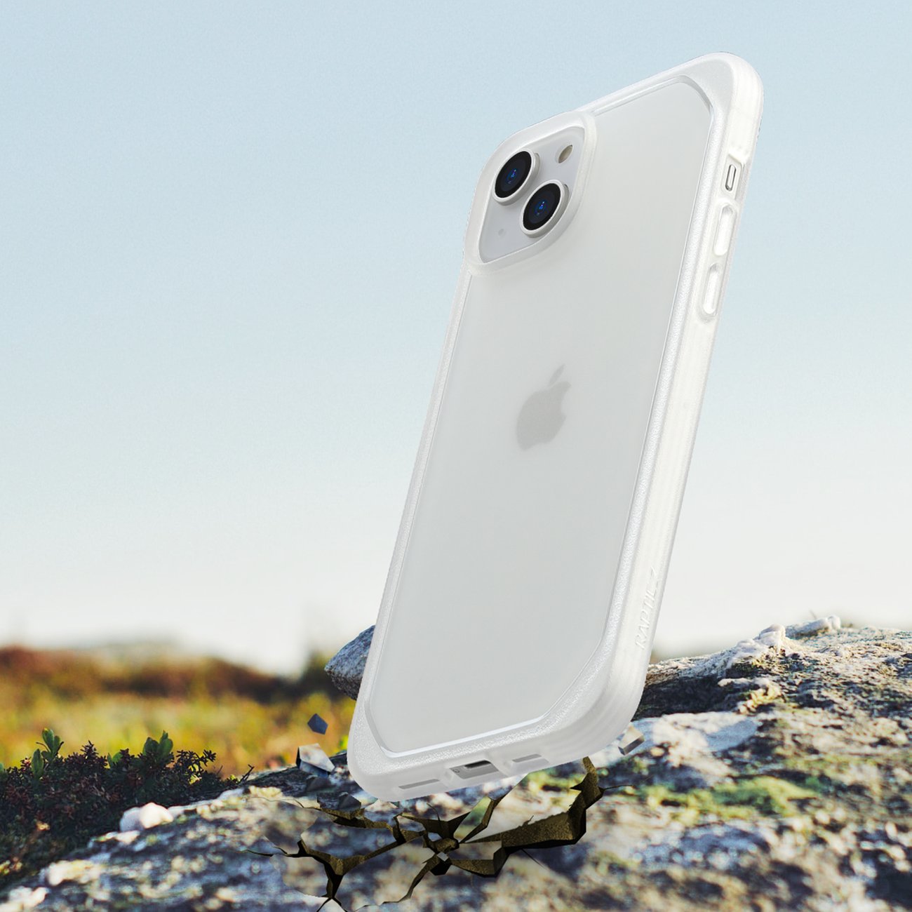 Raptic X-Doria Slim Case iPhone 14 Plus bakstycke genomskinligt