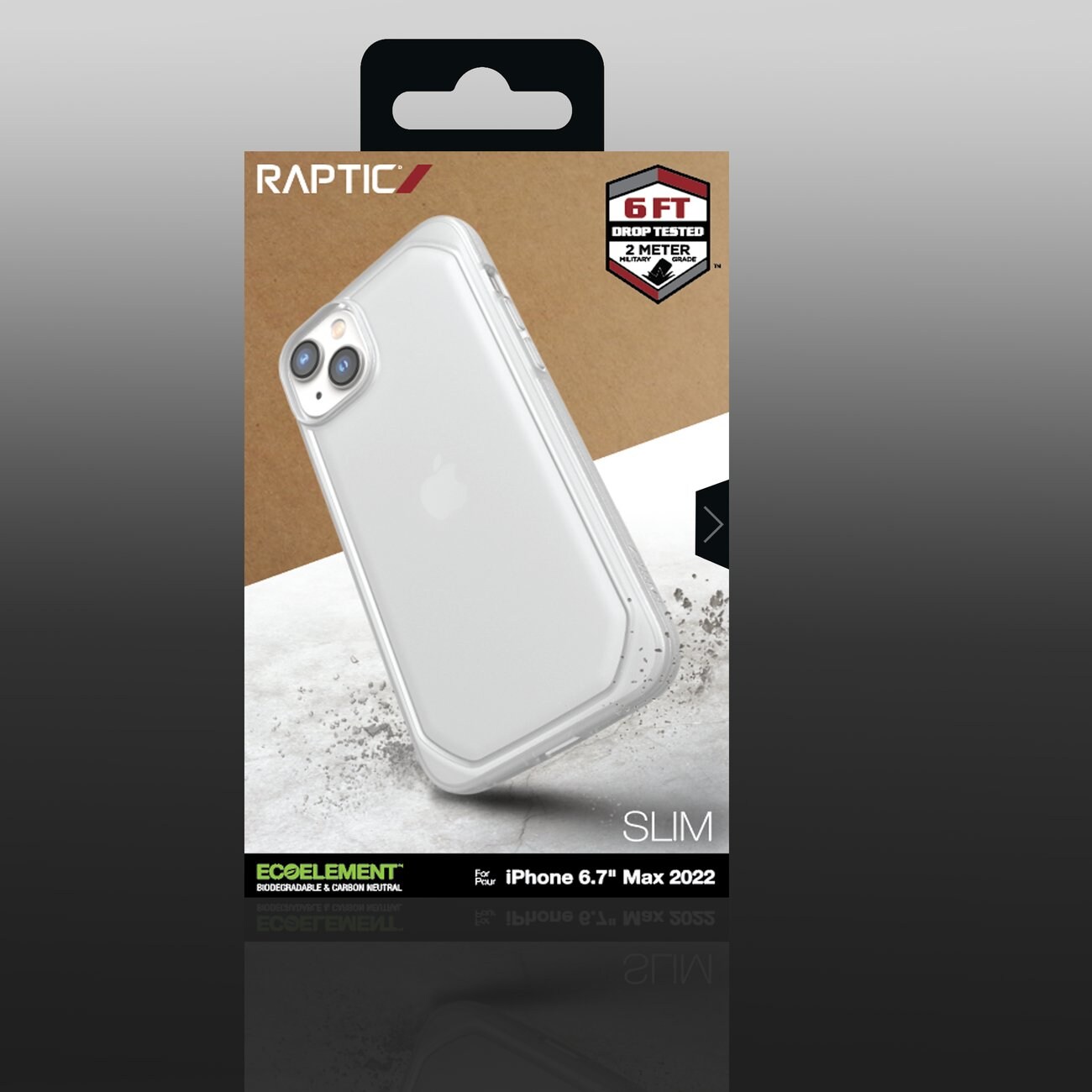 Raptic X-Doria Slim Case iPhone 14 Plus bakstycke genomskinligt