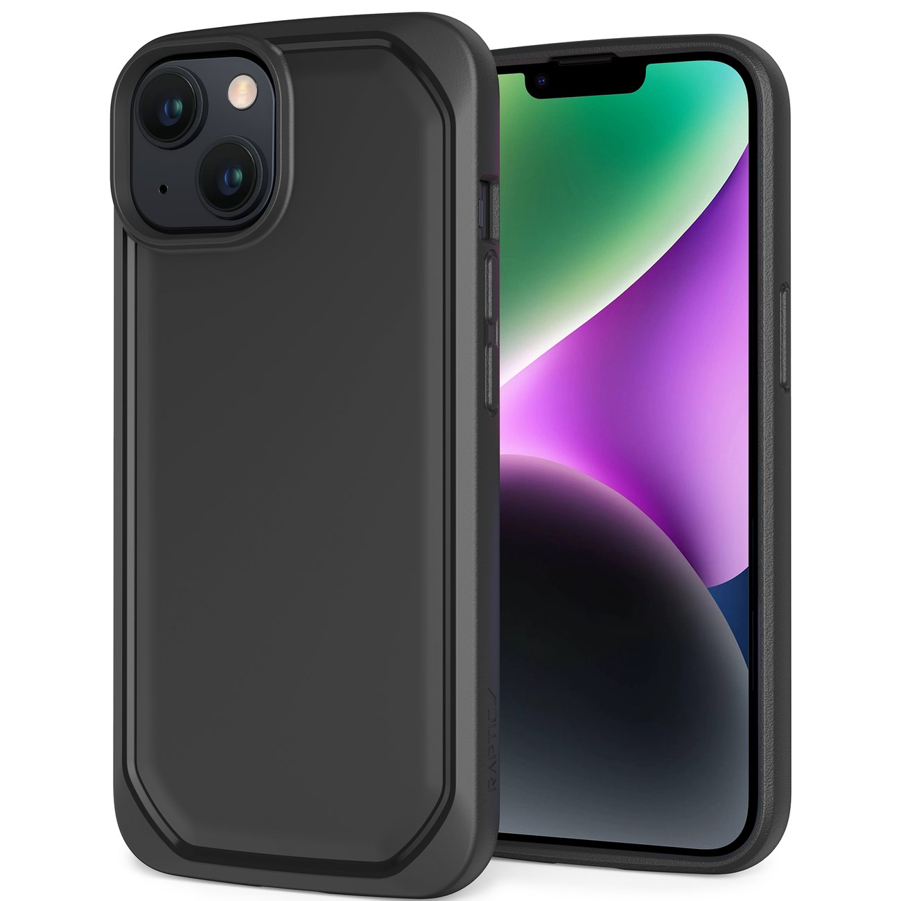 Raptic X-Doria Slim Case iPhone 14 Plus bakstycke svart