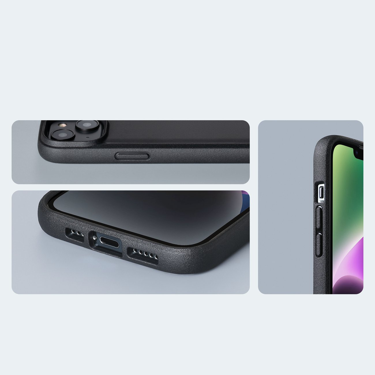 Raptic X-Doria Slim Case iPhone 14 Plus bakstycke svart
