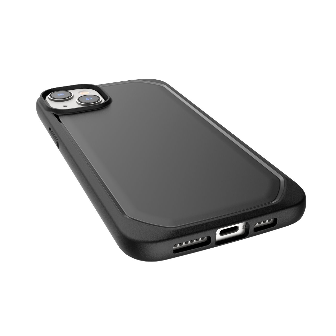 Raptic X-Doria Slim Case iPhone 14 Plus bakstycke svart