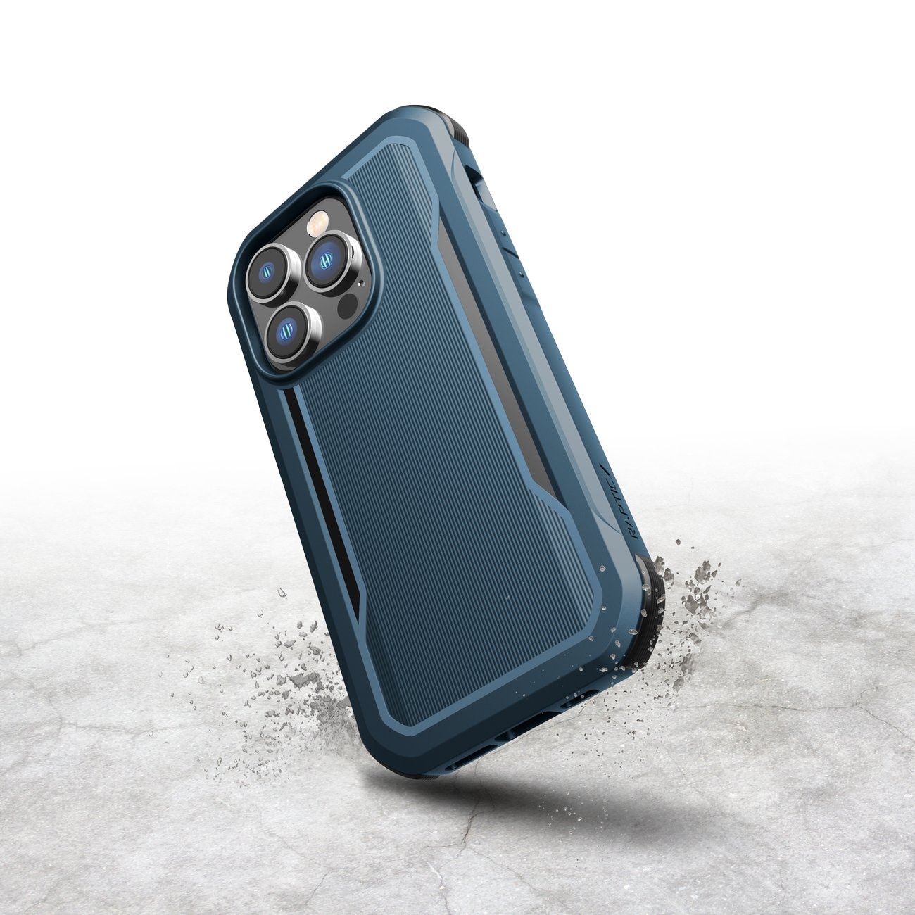 Raptic X-Doria Fort Fodral iPhone 14 Pro med MagSafe pansarblått hölje