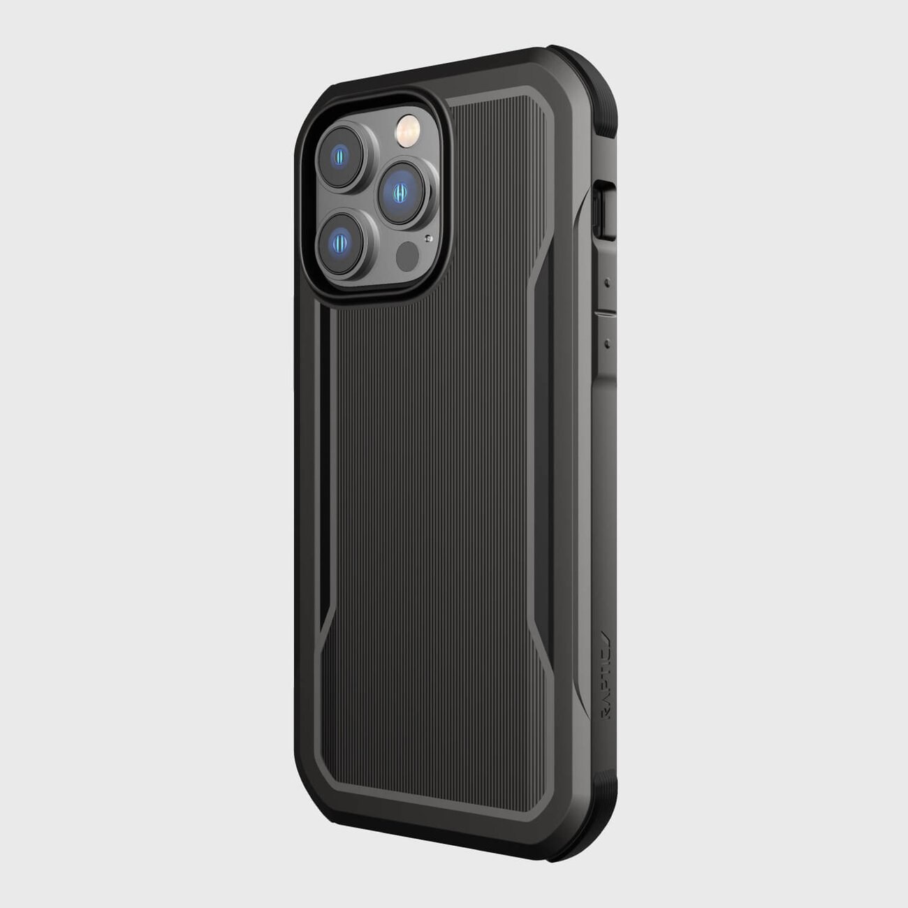 Raptic X-Doria Fort Case iPhone 14 Pro Max med MagSafe pansarskydd svart