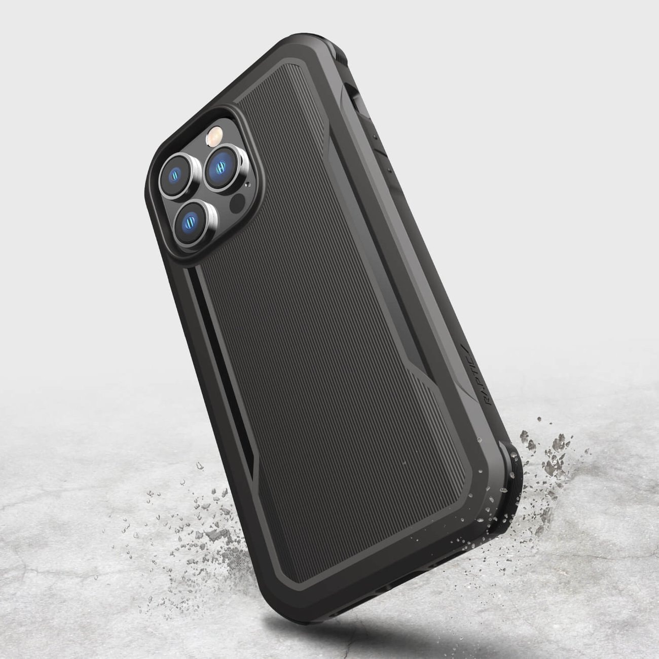 Raptic X-Doria Fort Case iPhone 14 Pro Max med MagSafe pansarskydd svart