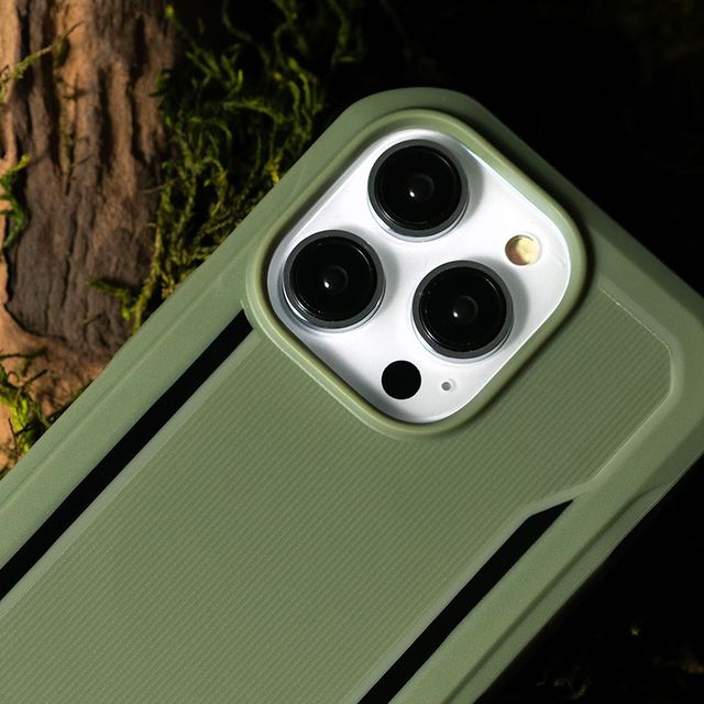 Raptic X-Doria Fort Case iPhone 14 Pro Max med MagSafe bepansrat blått fodral
