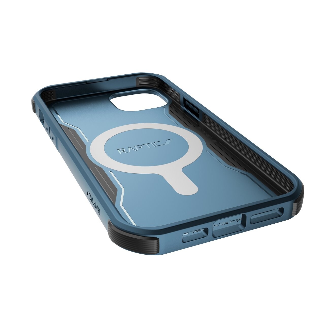 Raptic X-Doria Fort Case iPhone 14 Pro Max med MagSafe bepansrat blått fodral