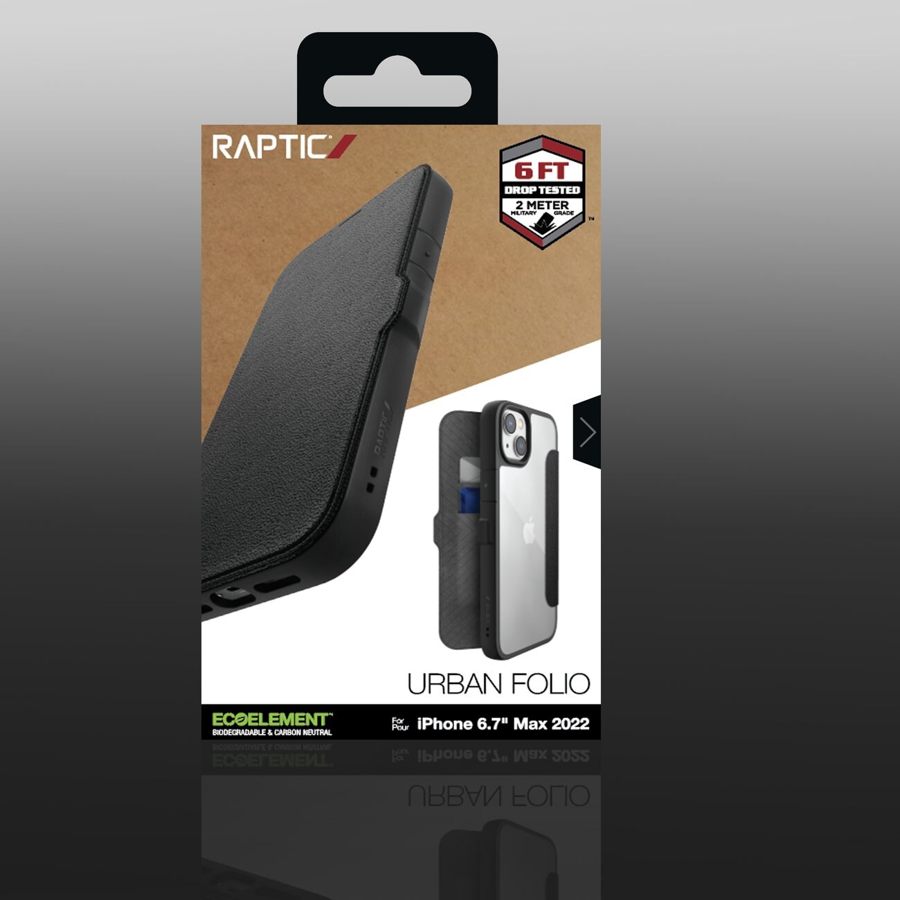 Raptic X-Doria Urban Folio Fodral iPhone 14 Plus flip cover svart