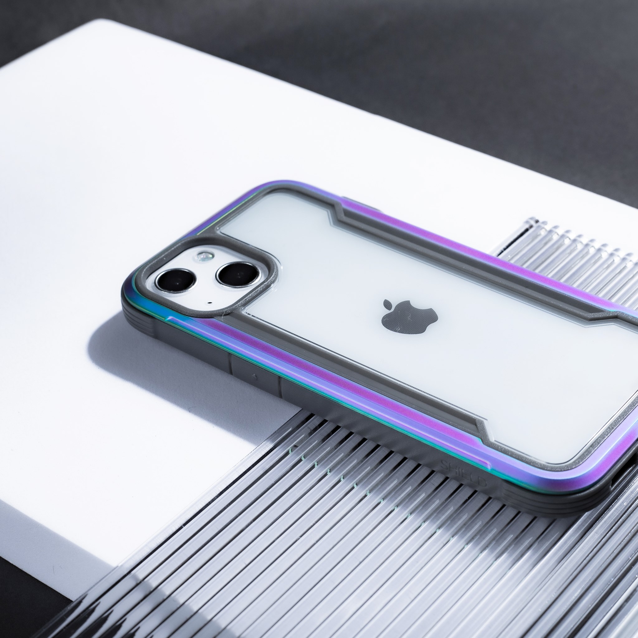 Raptic X-Doria Shield Fodral för iPhone 14 Plus opal cover