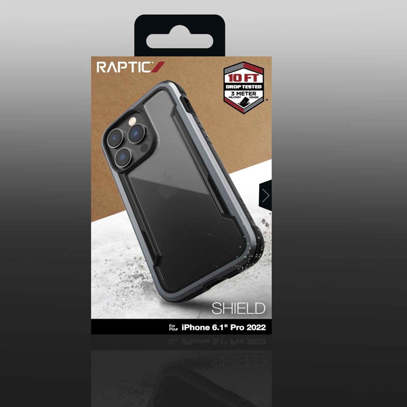 Raptic X-Doria Shield Fodral iPhone 14 Pro pansarskydd svart