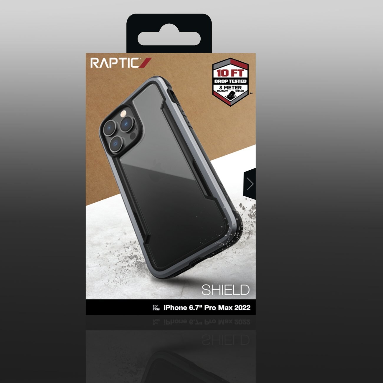 Raptic X-Doria Shield Fodral iPhone 14 Pro Max pansarskydd svart