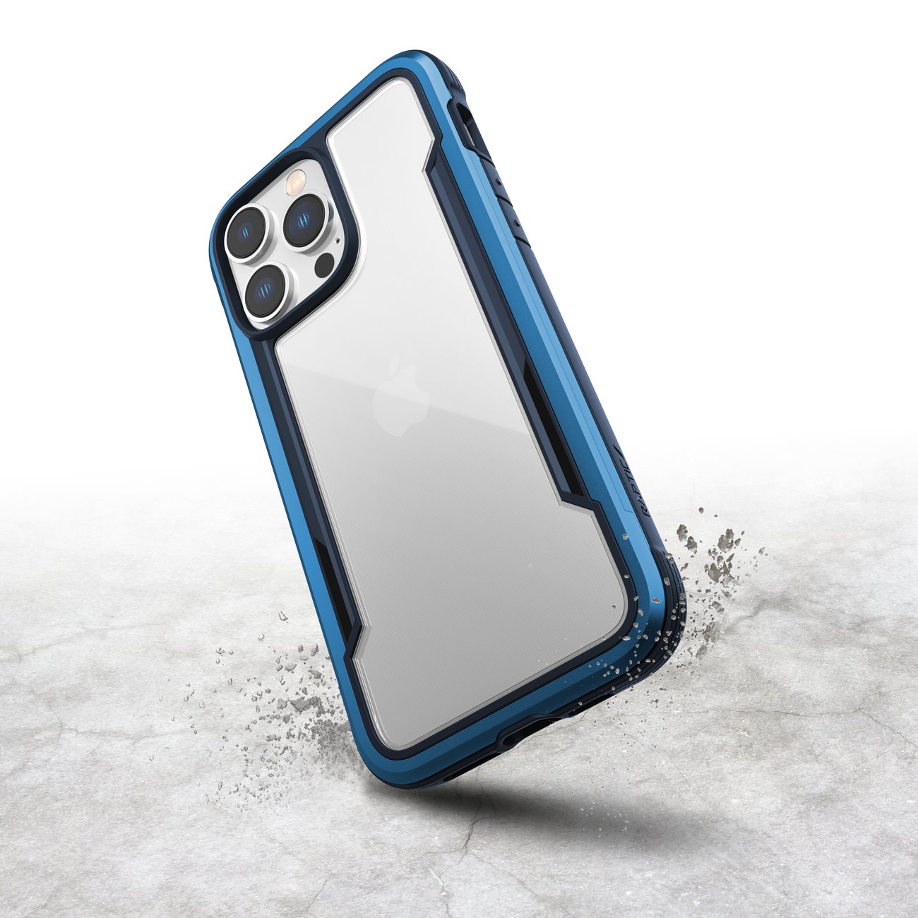 Raptic X-Doria Shield Fodral iPhone 14 Pro Max pansarskydd blå