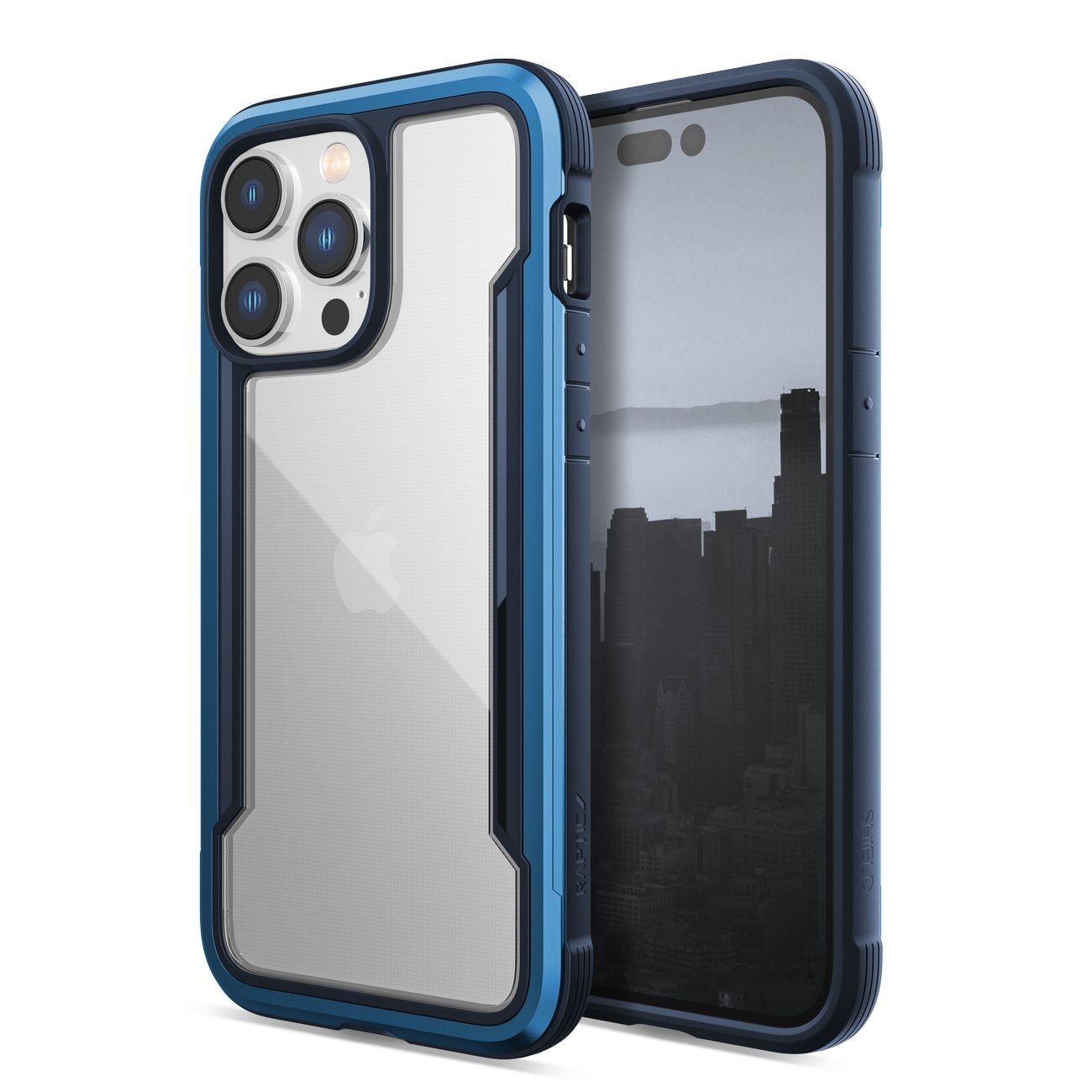 Raptic X-Doria Shield Fodral iPhone 14 Pro Max pansarskydd blå