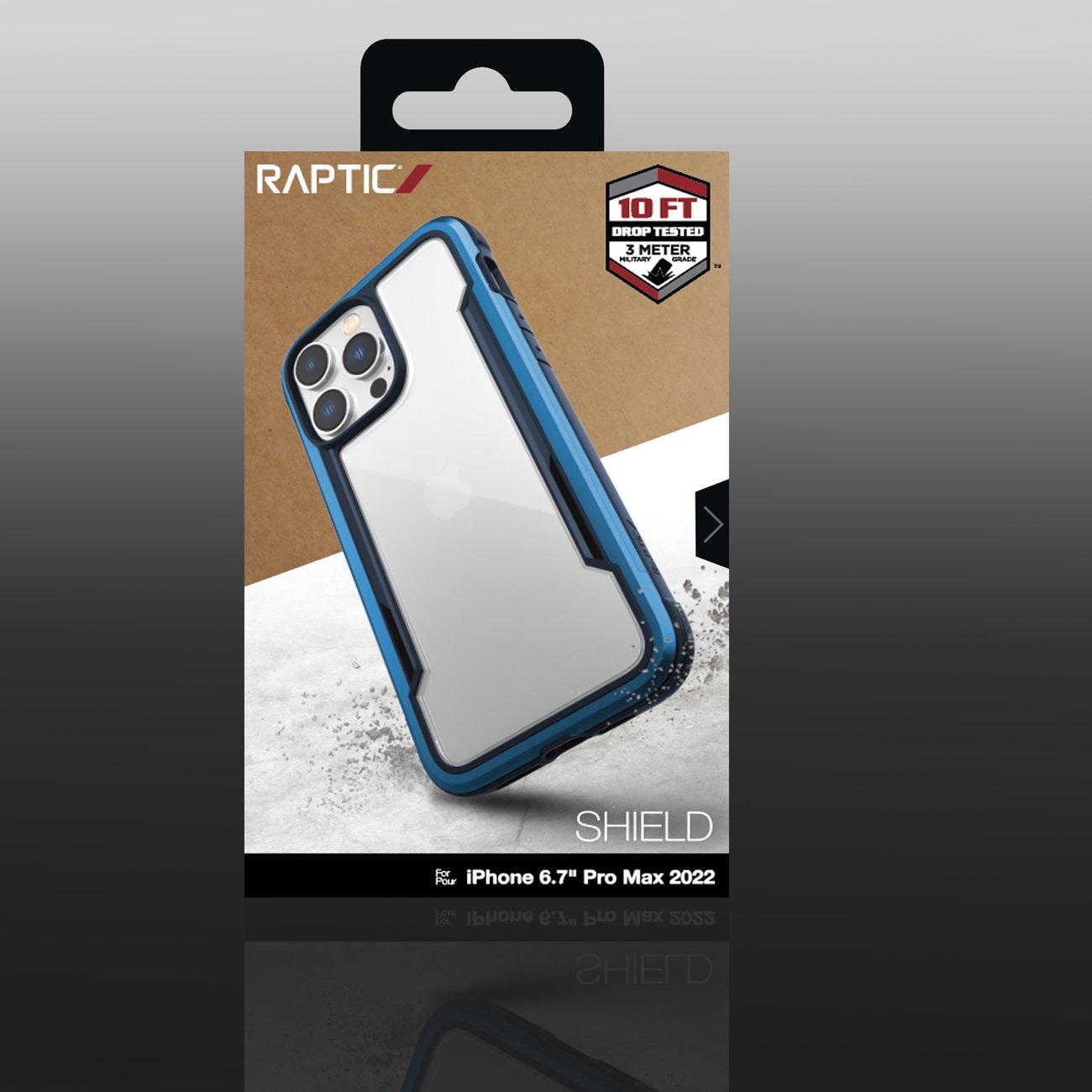 Raptic X-Doria Shield Fodral iPhone 14 Pro Max pansarskydd blå