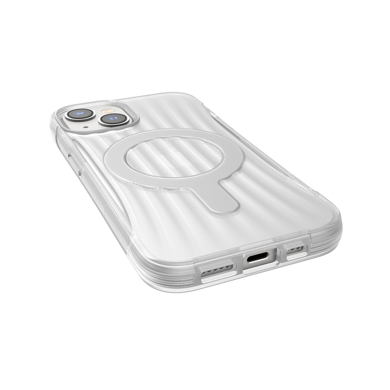 Raptic X-Doria Kopplingsfodral iPhone 14 med MagSafe-bakstycke transparent