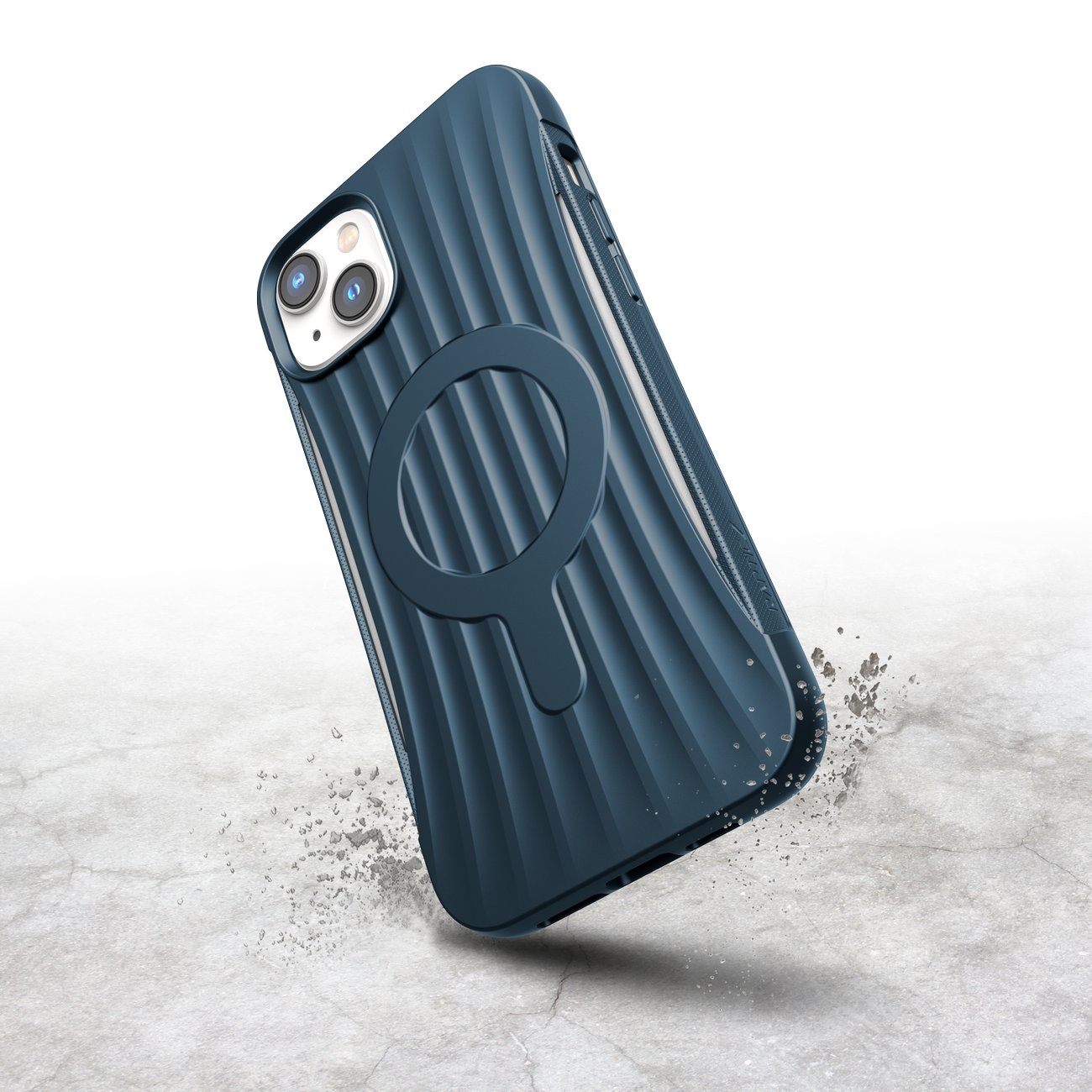 Raptic X-Doria Kopplingsfodral iPhone 14 Plus med MagSafe-bakstycke blå