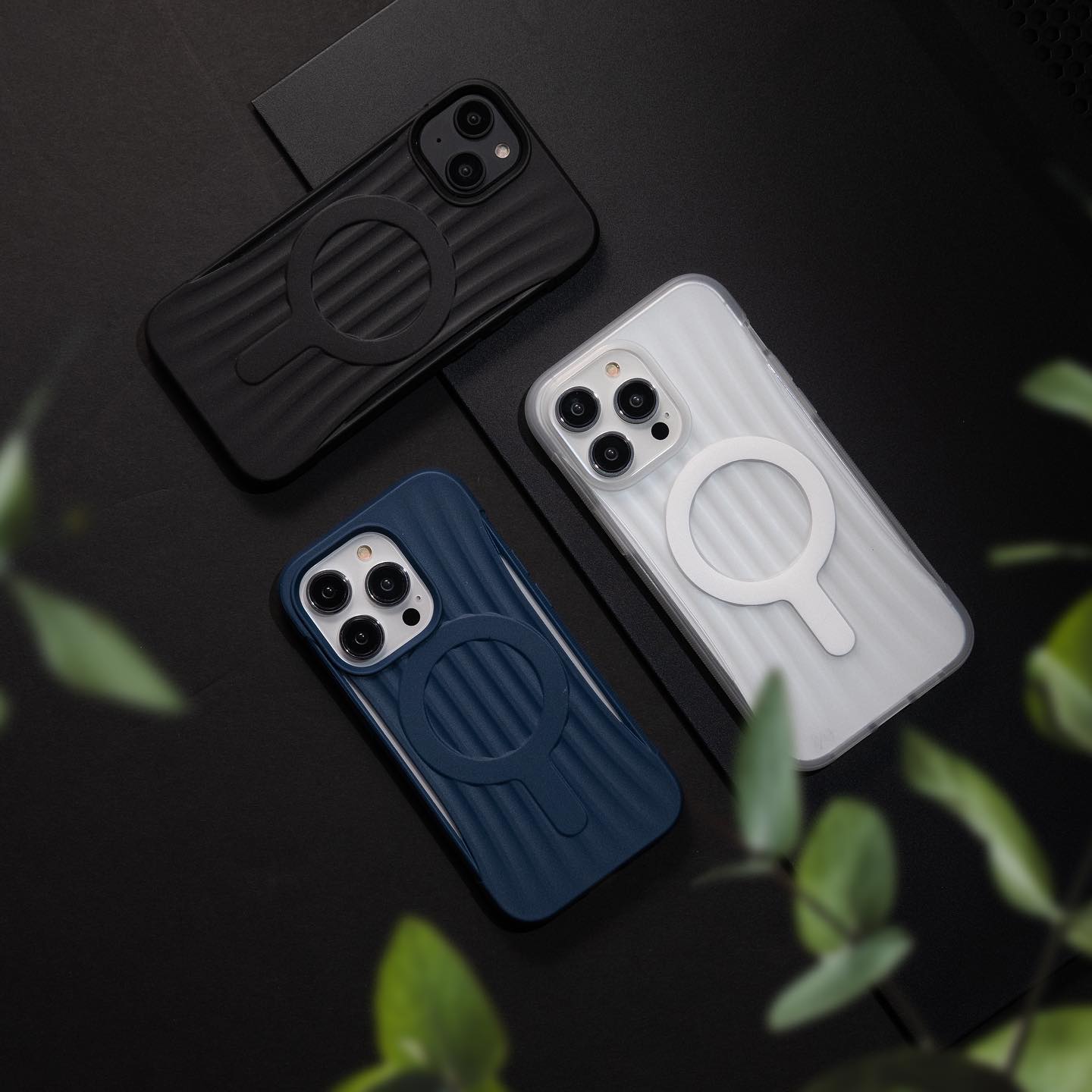 Raptic X-Doria Kopplingsfodral iPhone 14 Plus med MagSafe-bakstycke blå