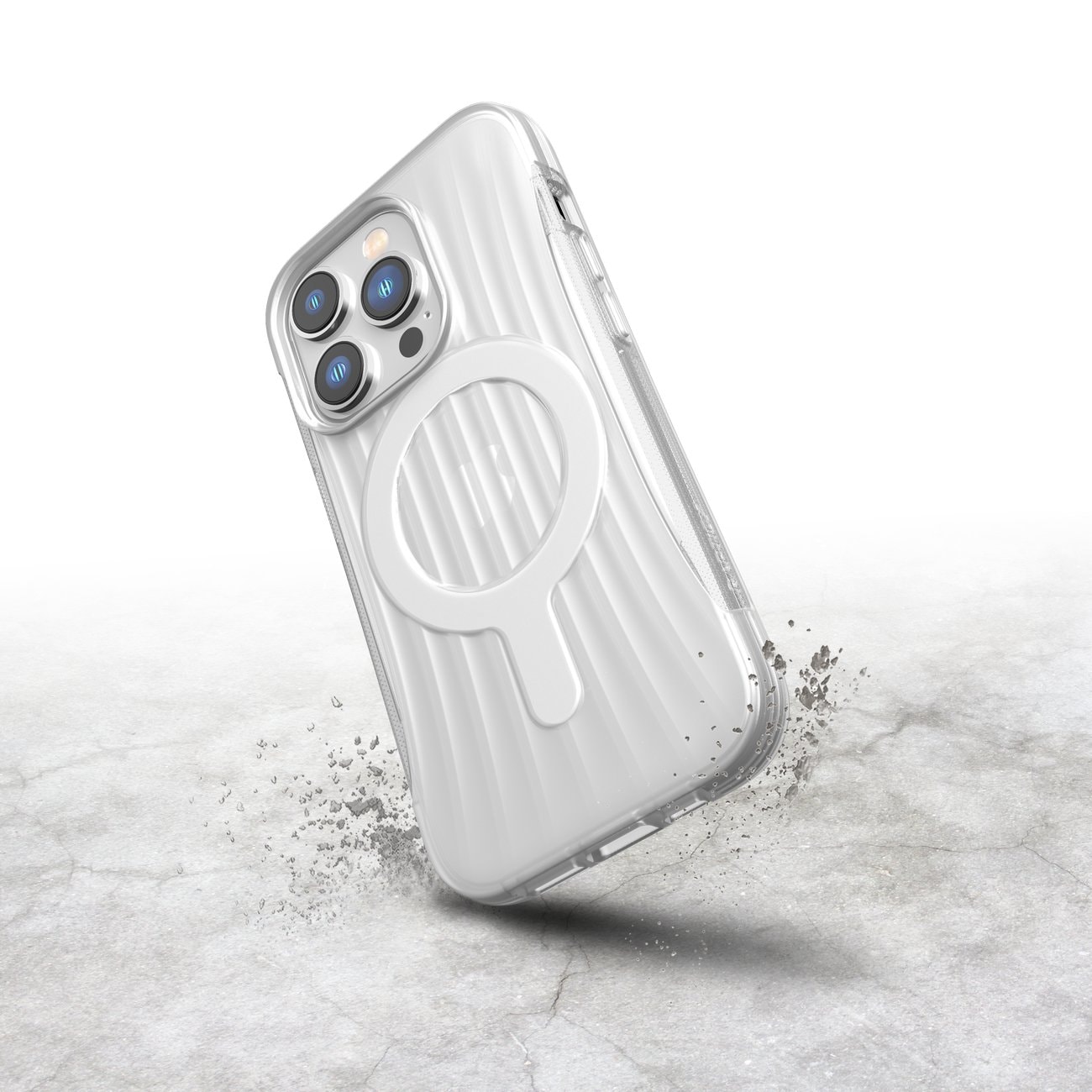 Raptic X-Doria Kopplingsfodral iPhone 14 Pro med MagSafe-bakstycke transparent