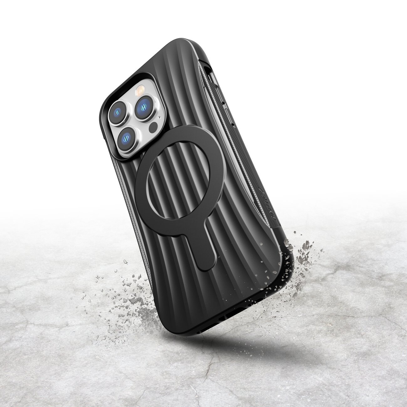 Raptic X-Doria Kopplingsfodral iPhone 14 Pro med MagSafe-bakstycke svart