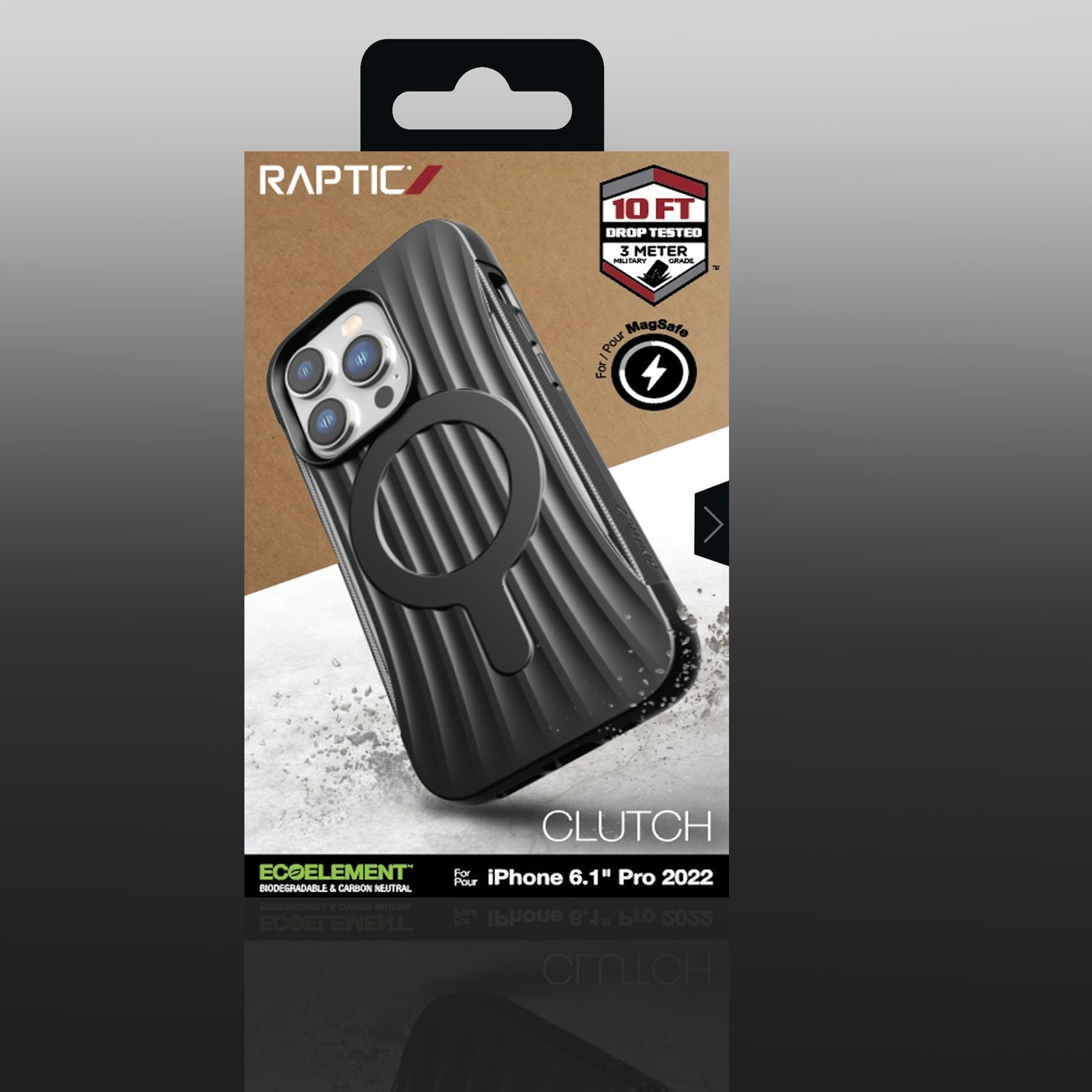 Raptic X-Doria Kopplingsfodral iPhone 14 Pro med MagSafe-bakstycke svart