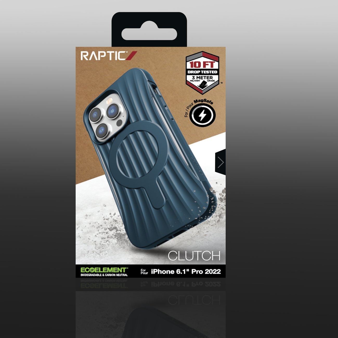 Raptic X-Doria Kopplingsfodral iPhone 14 Pro med MagSafe-bakstycke blå