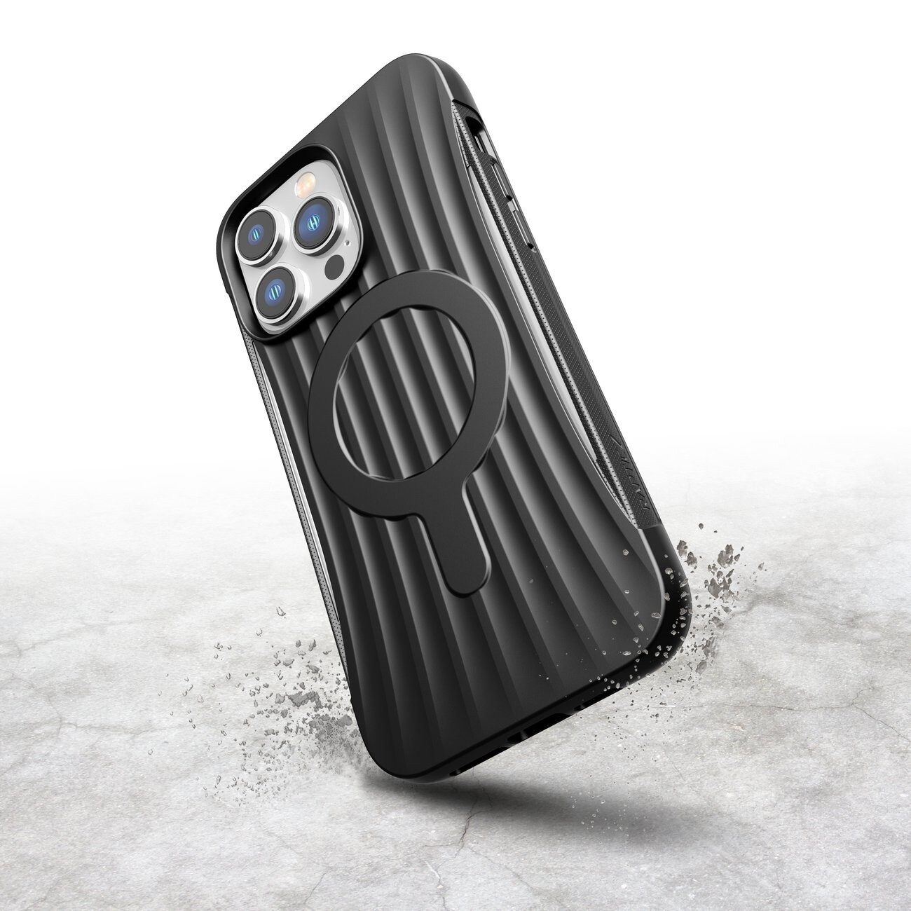 Raptic X-Doria Kopplingsfodral iPhone 14 Pro Max med MagSafe-bakstycke svart