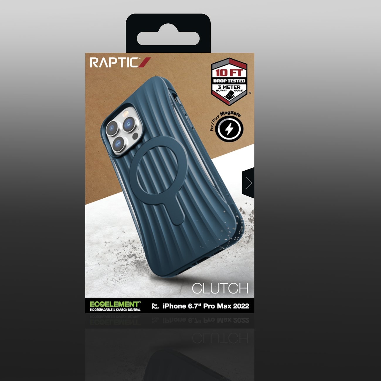 Raptic X-Doria Kopplingsfodral iPhone 14 Pro Max med MagSafe-bakstycke blå