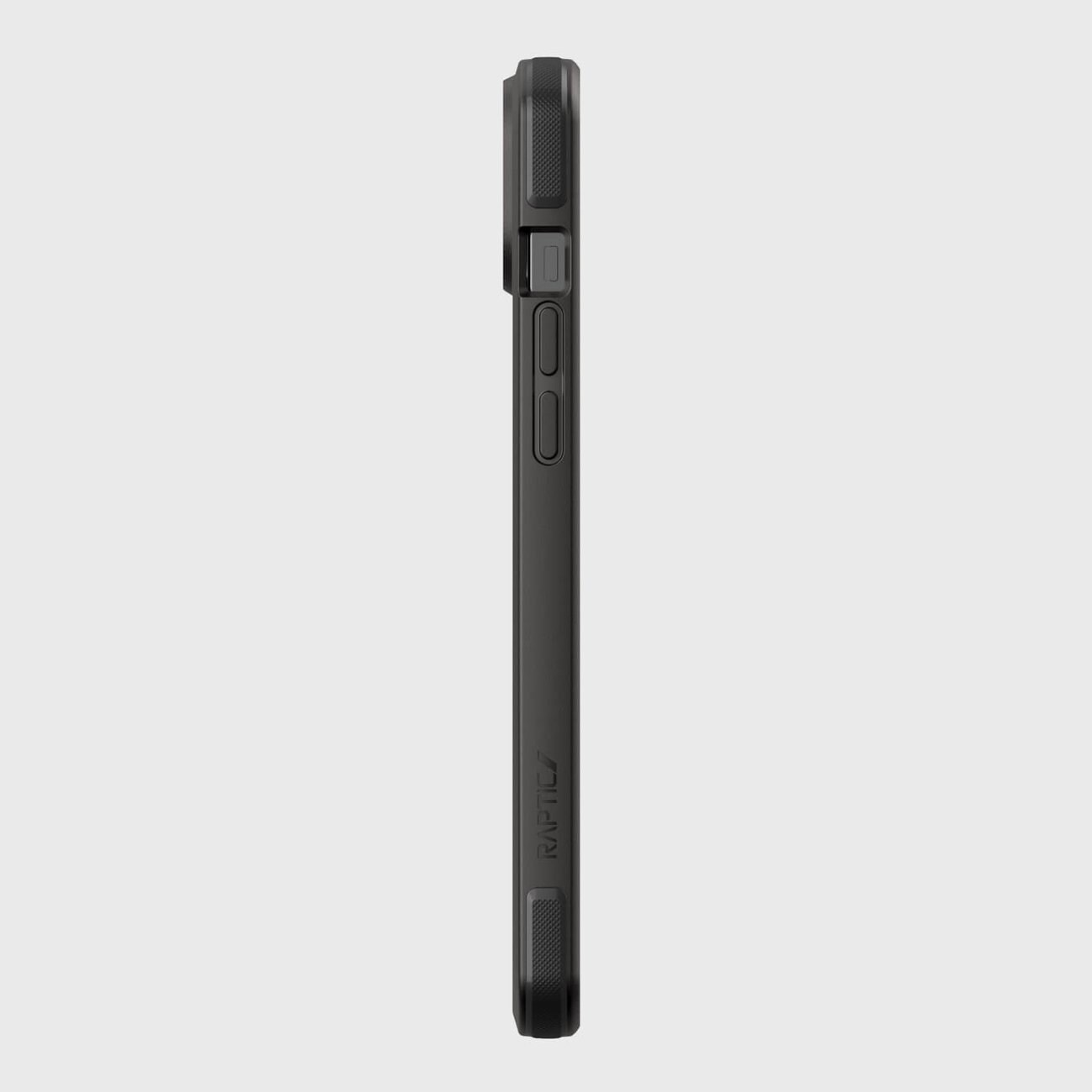 Raptic X-Doria Säkert fodral för iPhone 14 Plus med MagSafe pansarskydd svart