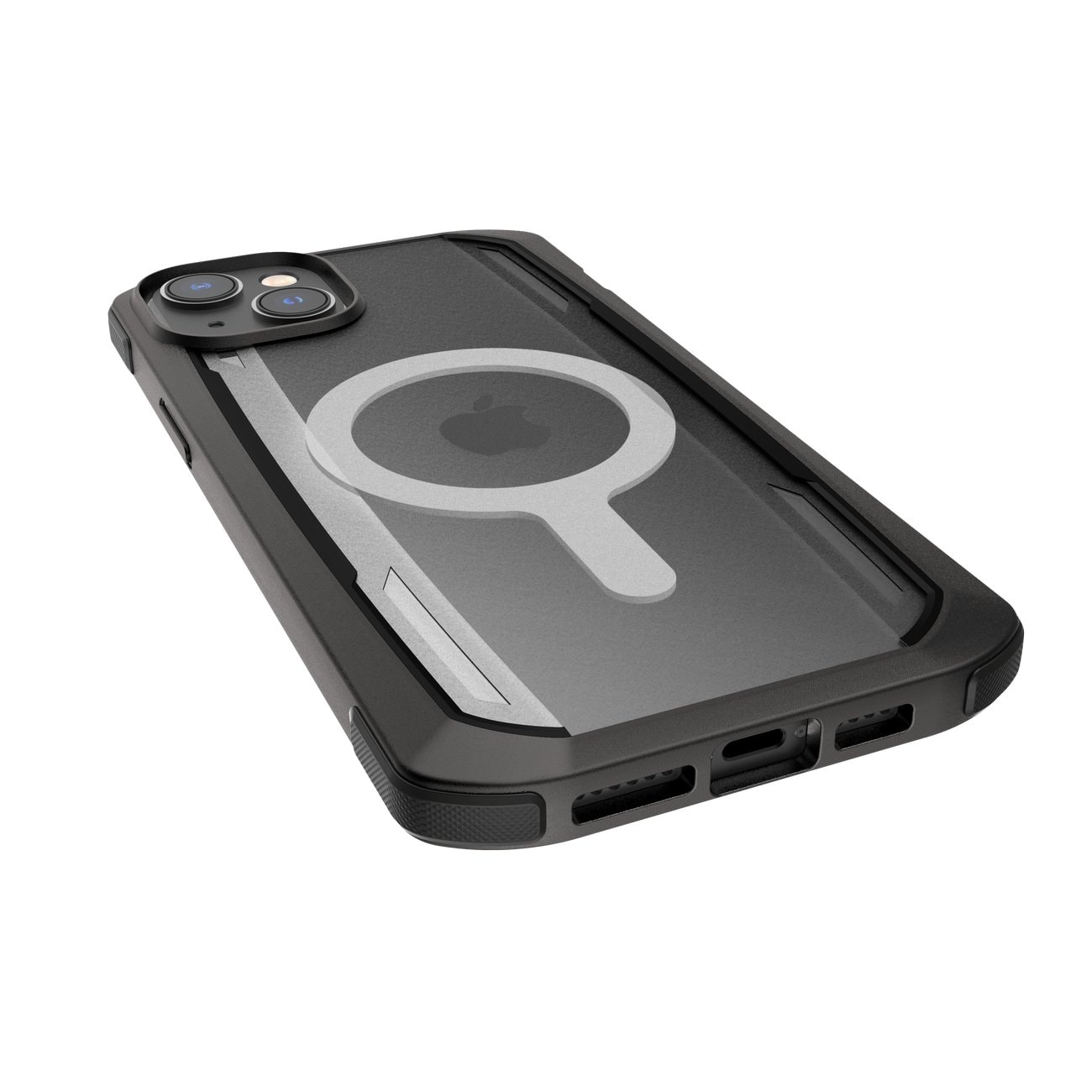 Raptic X-Doria Säkert fodral för iPhone 14 Plus med MagSafe pansarskydd svart