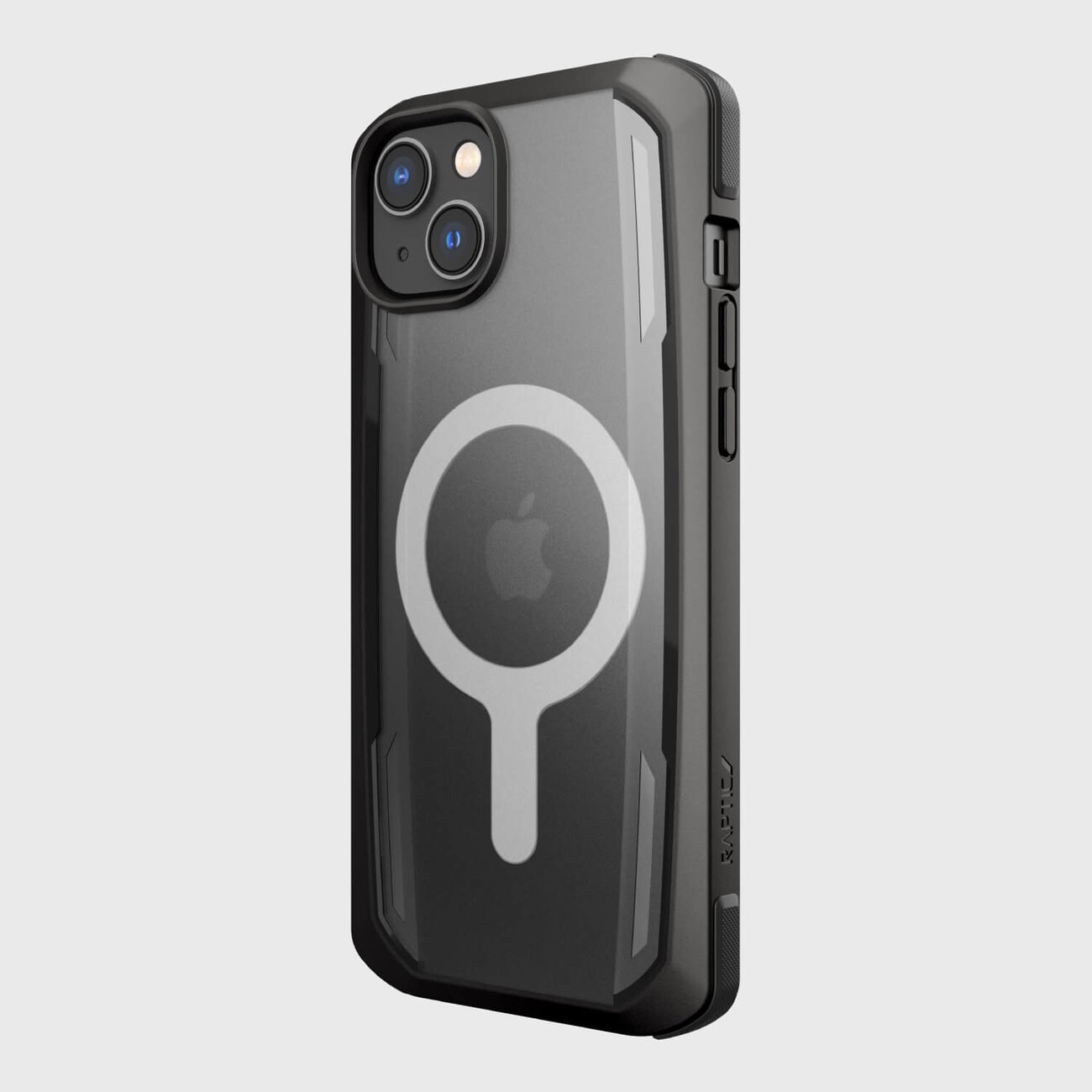 Raptic X-Doria Säkert fodral för iPhone 14 Plus med MagSafe pansarskydd svart
