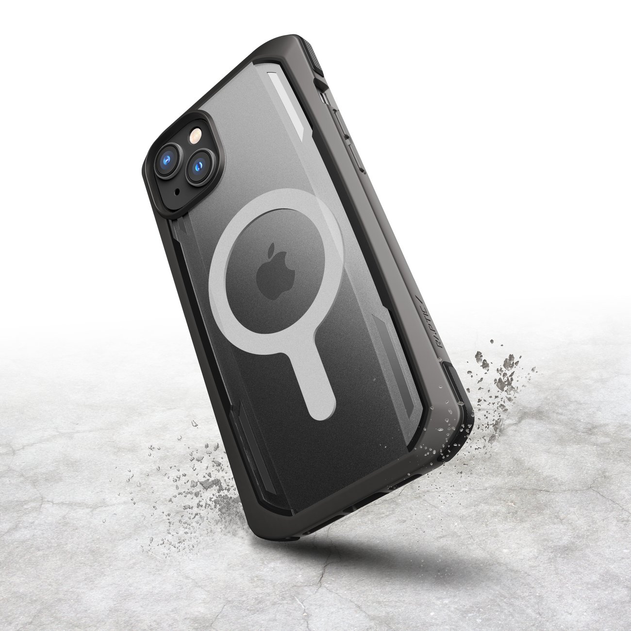 Raptic X-Doria Säkert fodral för iPhone 14 Pro med MagSafe pansarskydd svart
