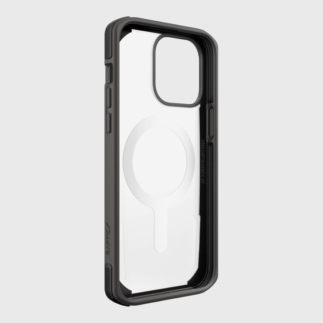 Raptic X-Doria Säkert fodral för iPhone 14 Pro med MagSafe pansarskydd svart