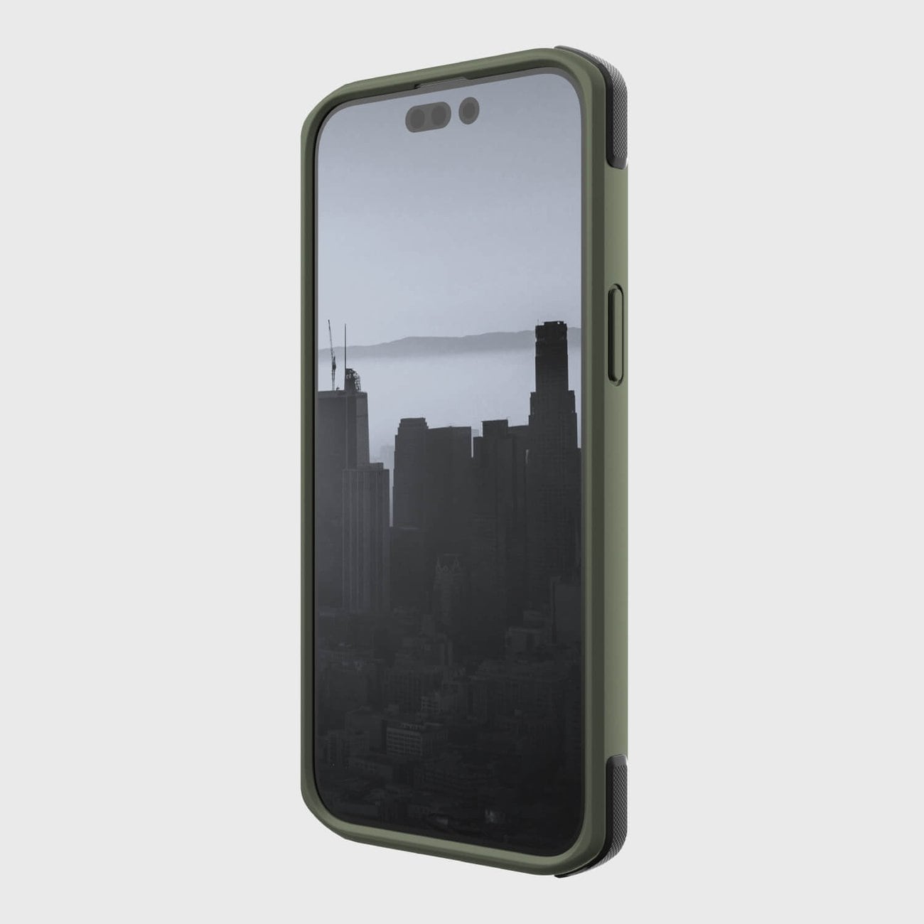 Raptic X-Doria säkert fodral iPhone 14 Pro med MagSafe pansarskydd grönt