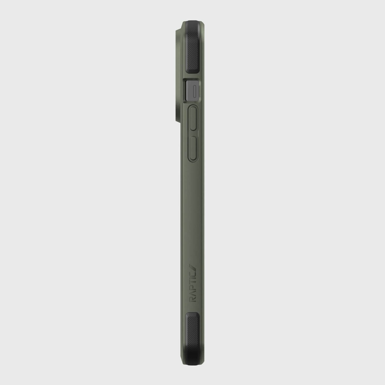 Raptic X-Doria säkert fodral iPhone 14 Pro med MagSafe pansarskydd grönt