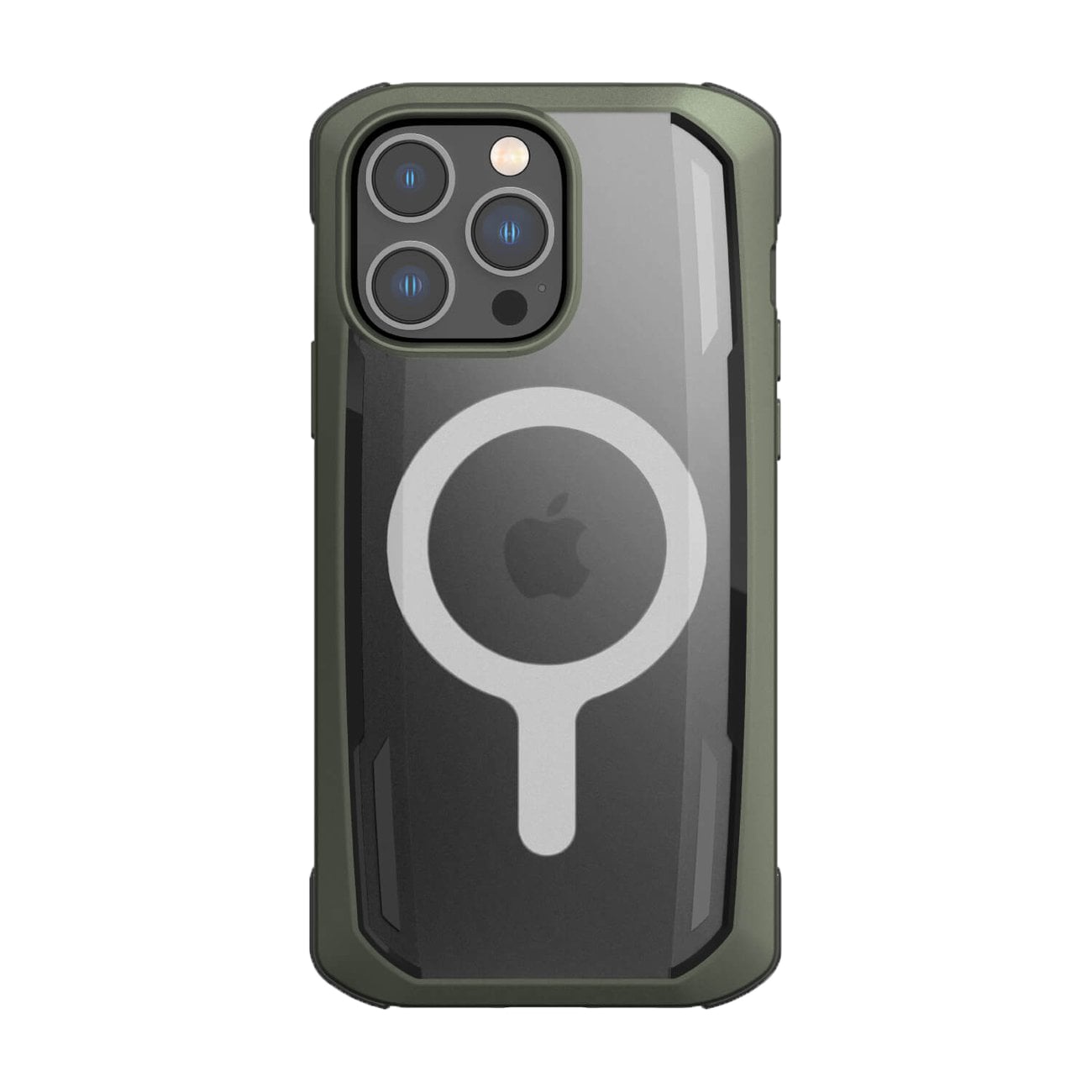 Raptic X-Doria säkert fodral iPhone 14 Pro med MagSafe pansarskydd grönt