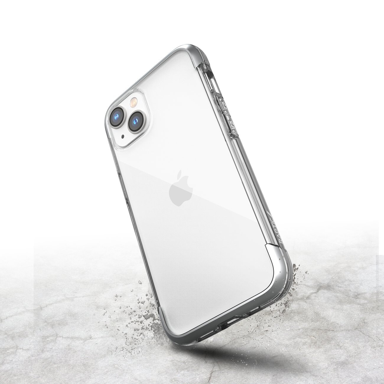 Raptic X-Doria luftfodral iPhone 14 pansarskydd silver