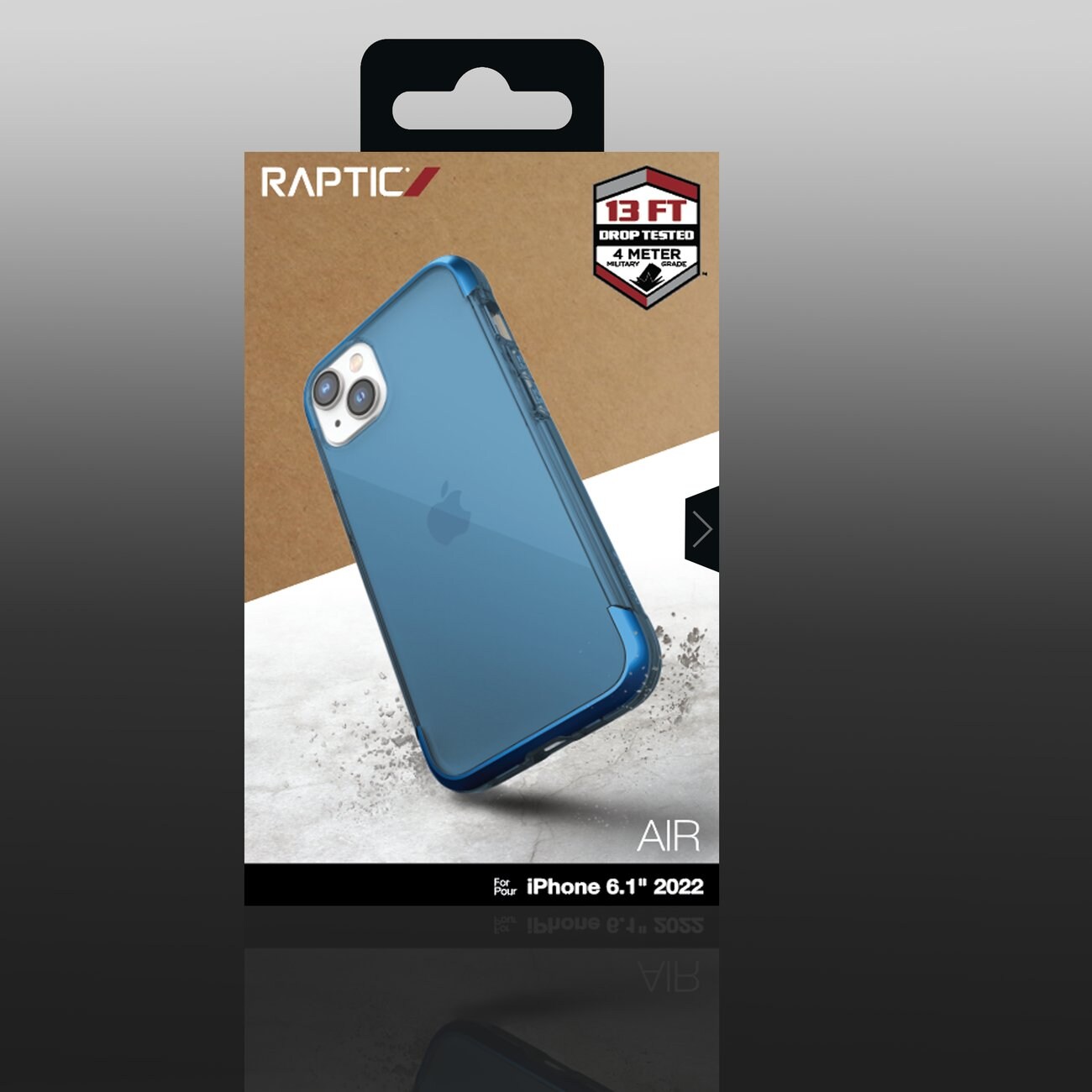 Raptic X-Doria luftfodral iPhone 14 pansarskydd blå