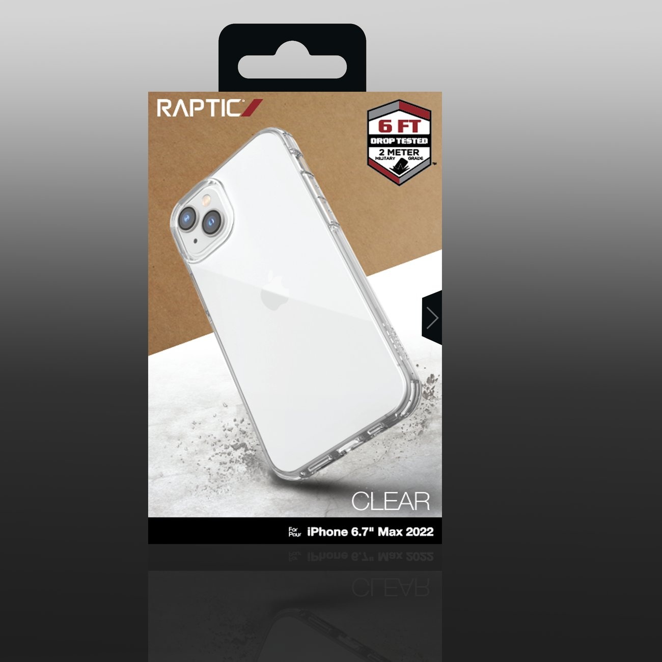 Raptic X-Doria Clear Case iPhone 14 Plus bepansrat genomskinligt fodral