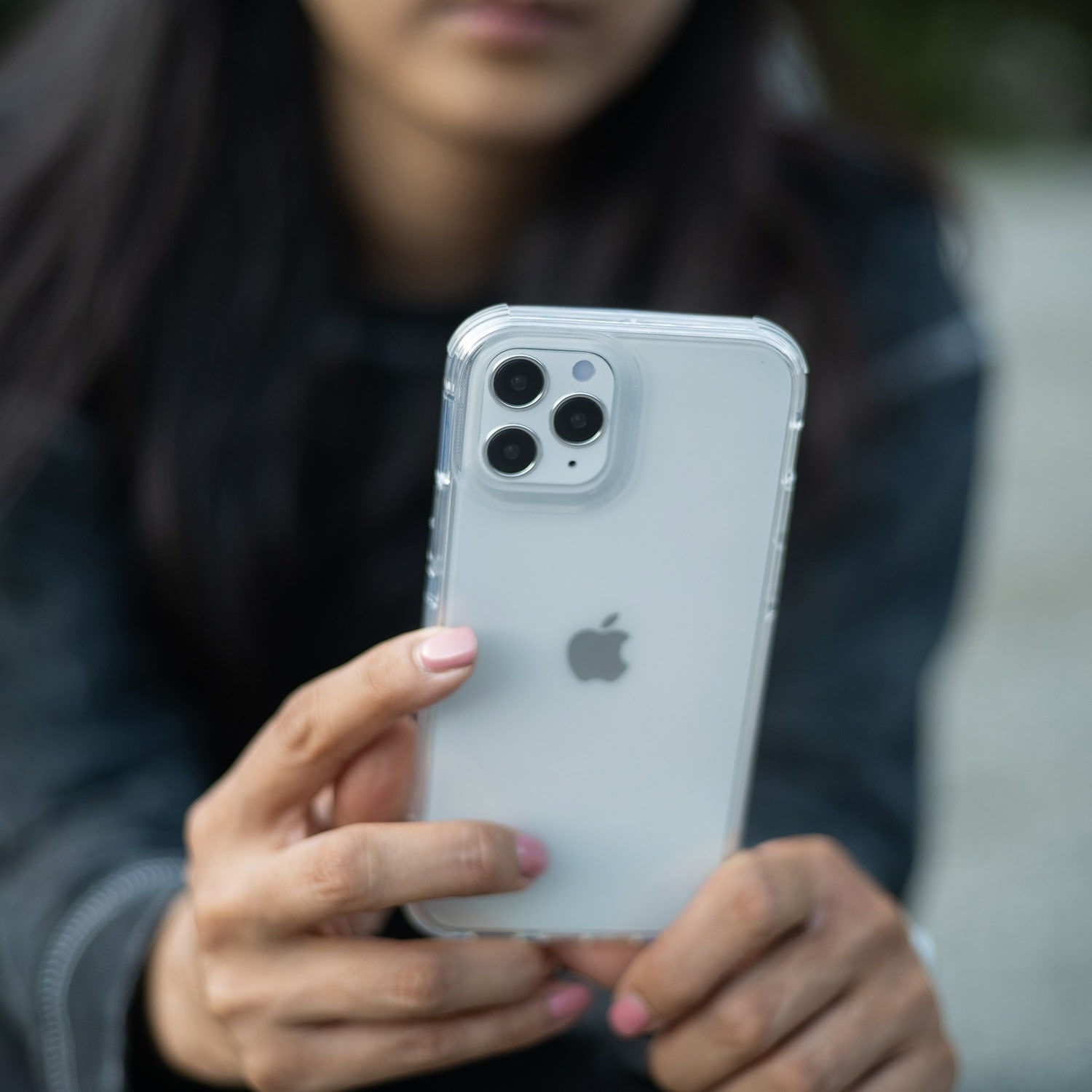 Raptic X-Doria Clear Case iPhone 14 Plus bepansrat genomskinligt fodral