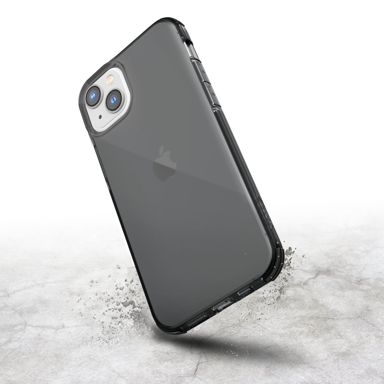 Raptic X-Doria Clear Case iPhone 14 Plus pansarskydd grå