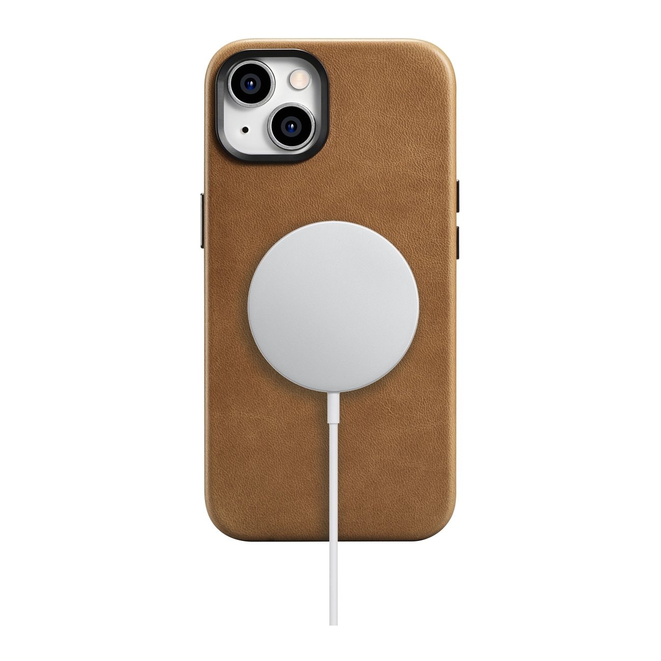 iCarer Premium Oil Wax Leather Case for iPhone 14 Plus Magnetic MagSafe Brown (WMI14220703-TN)