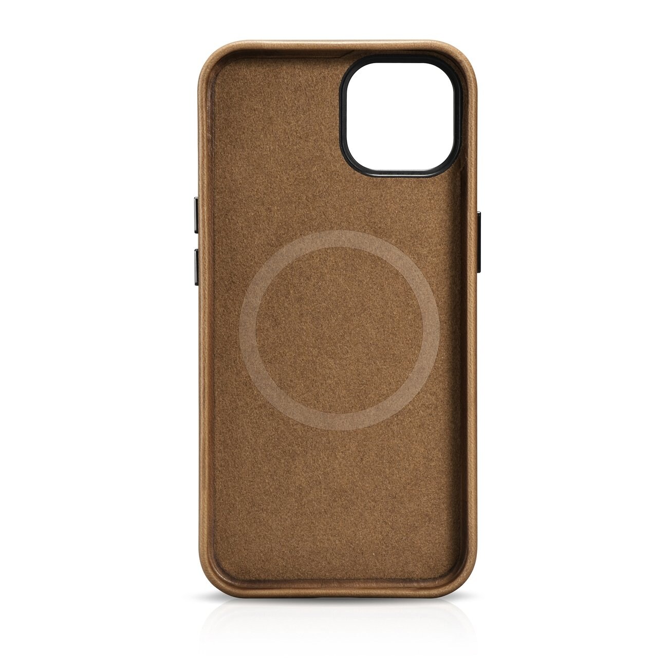 iCarer Premium Oil Wax Leather Case for iPhone 14 Plus Magnetic MagSafe Brown (WMI14220703-TN)