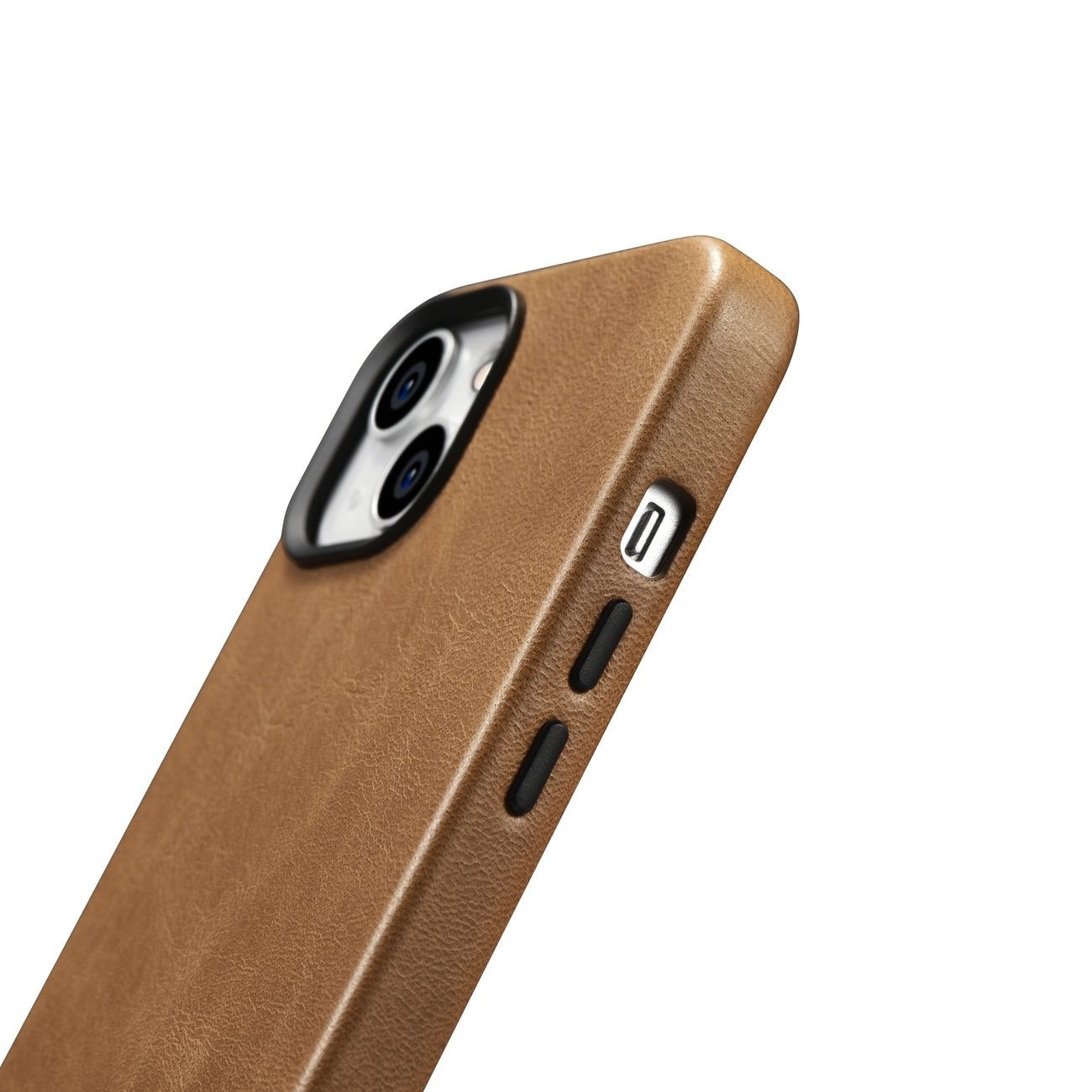 iCarer Premium Oil Wax Leather Case for iPhone 14 Plus Magnetic MagSafe Brown (WMI14220703-TN)