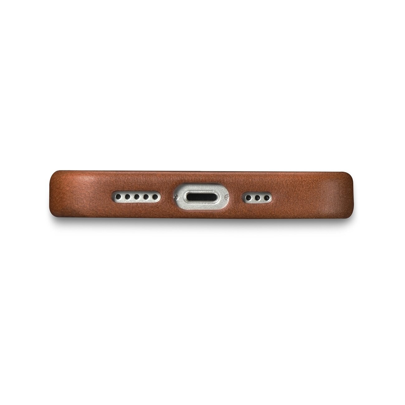 iCarer Magnetiskt läderfodral för iPhone 14 Plus med MagSafe, Brun (WMI14220703-RB)