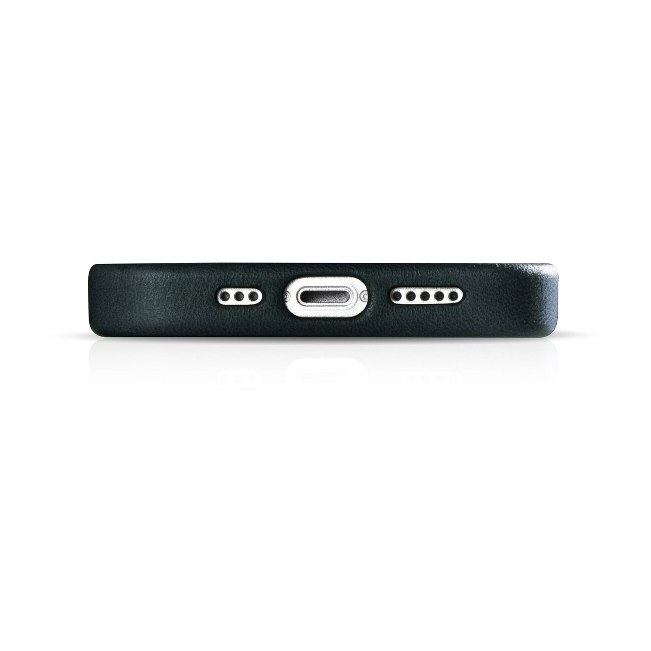 iCarer Premium läderfodral för iPhone 14 Plus, Magnetiskt med MagSafe, mörkblå (WMI14220703-BU)