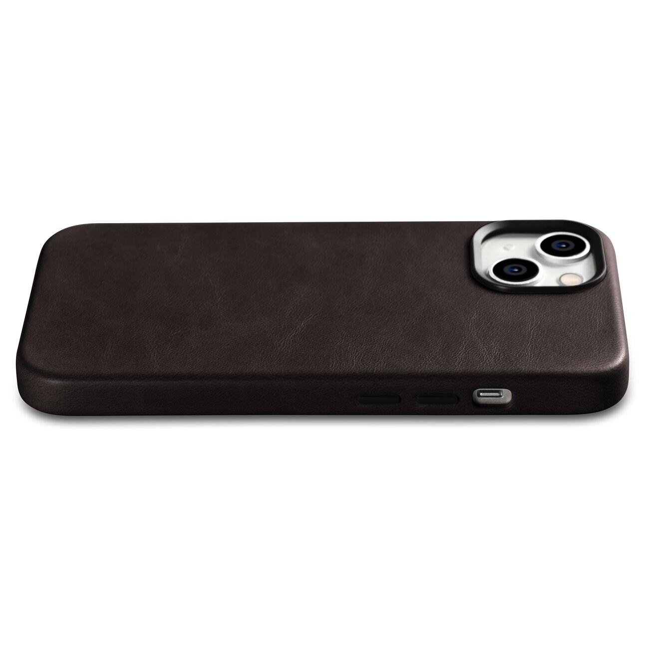 iCarer Premium Läderfodral för iPhone 14 Plus, Magnetiskt med MagSafe, Brun (WMI14220703-BN)
