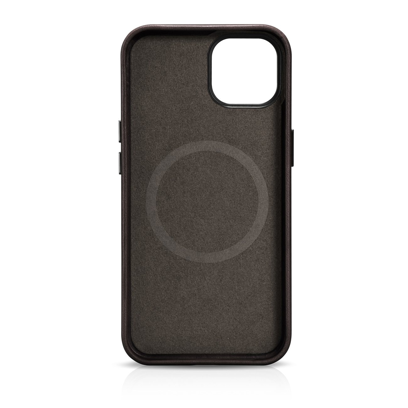 iCarer Premium Läderfodral för iPhone 14 Plus, Magnetiskt med MagSafe, Brun (WMI14220703-BN)