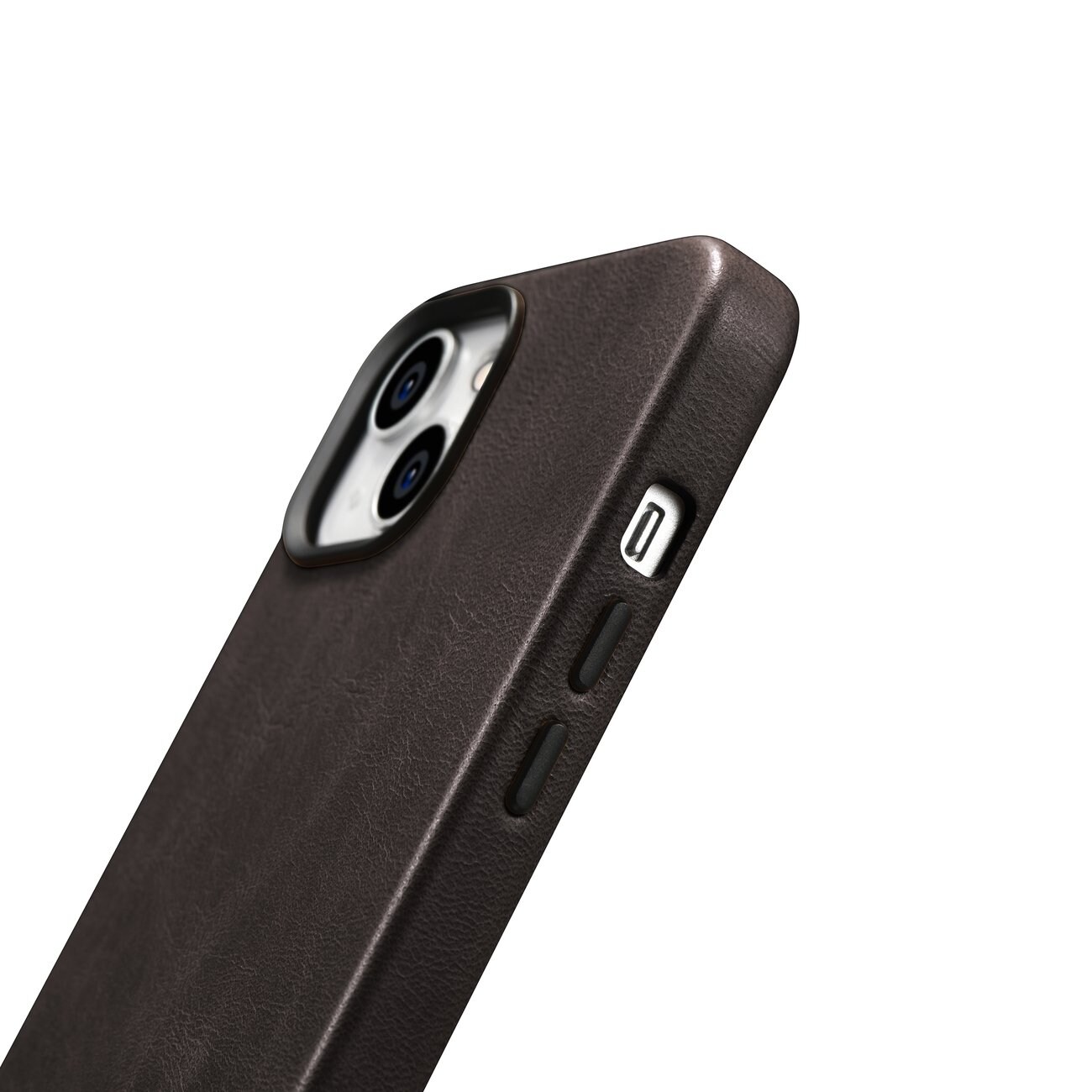 iCarer Premium Läderfodral för iPhone 14 Plus, Magnetiskt med MagSafe, Brun (WMI14220703-BN)