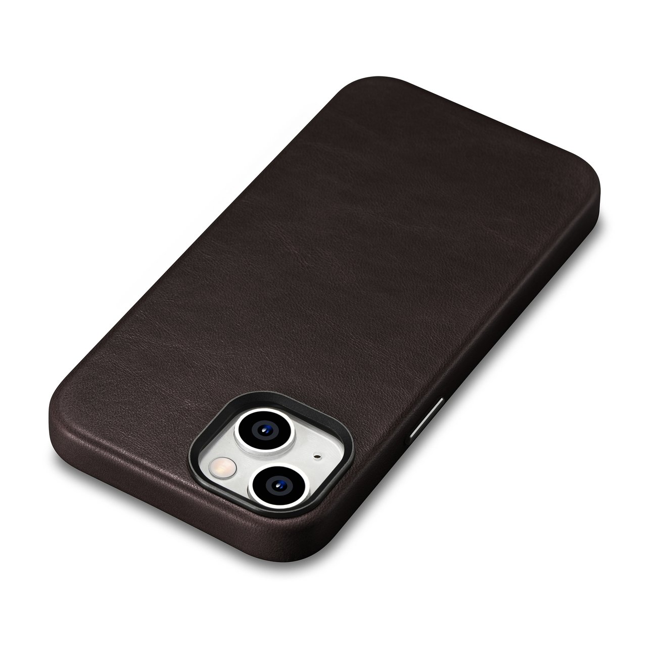 iCarer Premium Läderfodral för iPhone 14 Plus, Magnetiskt med MagSafe, Brun (WMI14220703-BN)